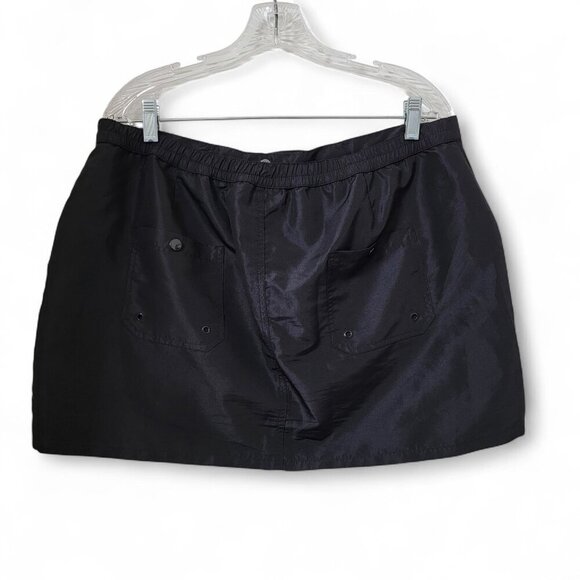 Tropical Escape Size 16 Black Swim Short Skirt, Excellent Used Condition - Picture 3 of 10